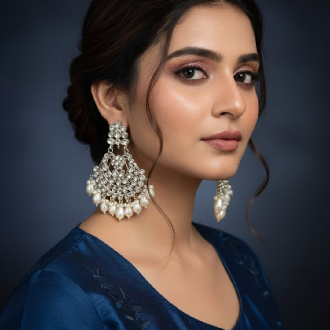 Rajwada Regal Earrings (1 Pair)