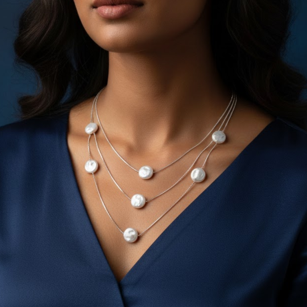 Urban Pearl Trinity Necklace (1pc)