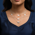 Urban Pearl Trinity Necklace (1pc)