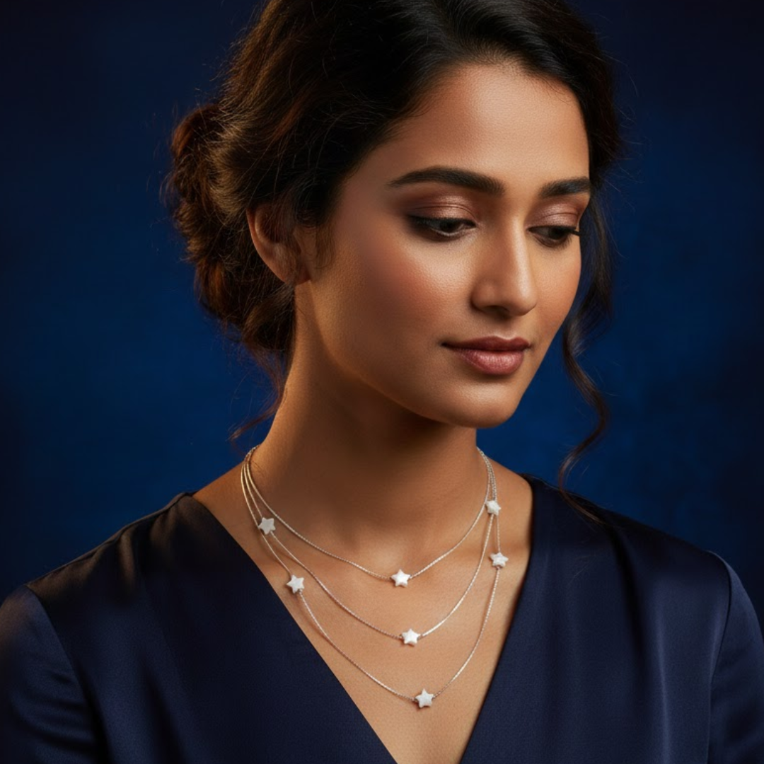 Urban Pearl Trinity Necklace (1pc)